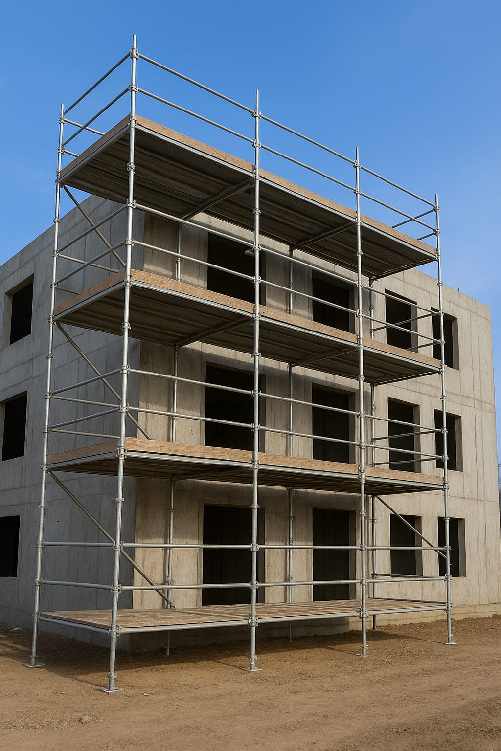 تركيب السقالات المعدنية بجدة