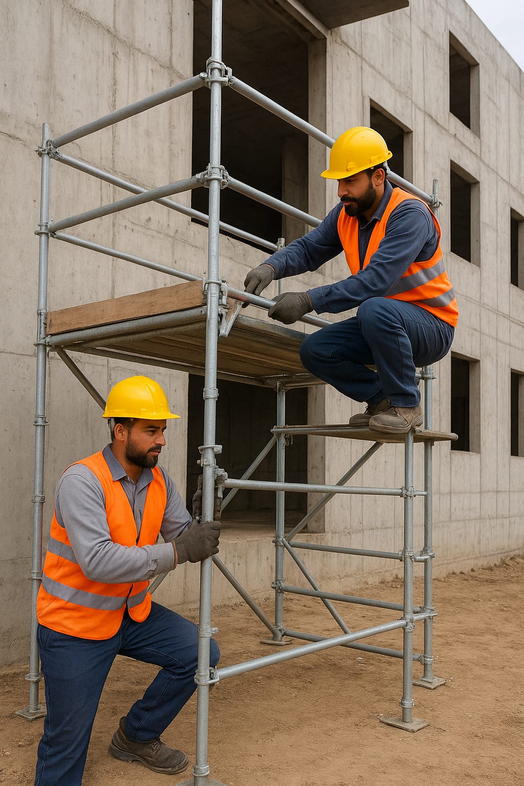 تركيب السقالات المعدنية بجدة